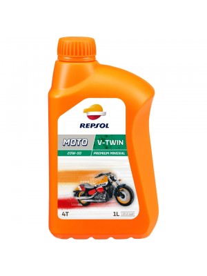 Repsol Motorrad Motoröl MOTO V-TWIN 4T 20W50 1 Liter